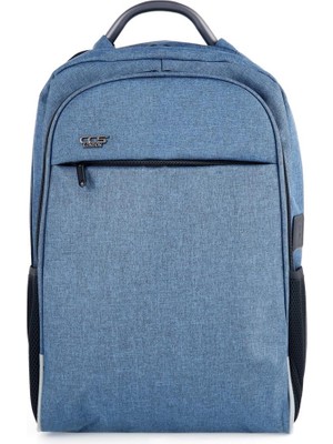 Ççs 51434 Lacivert Usb Girişli Laptop ve Sırt Çantası