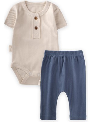 Cigit Basic Zıbın Takım Açık Bej Lacivert