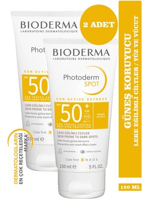 Seddar Collection Bioderma Photoderm Spot SPF50+ 150 ml 2 Adet