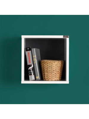 Adore Rainbow Genç Odası Duvar Rafı RAF-033-DD-1 Diamond Beyaz