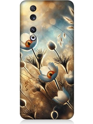 Huawei Honor 90 Uyumlu Pamuk Dalları Bahar Ruhu  Desenli Silikon Kılıf