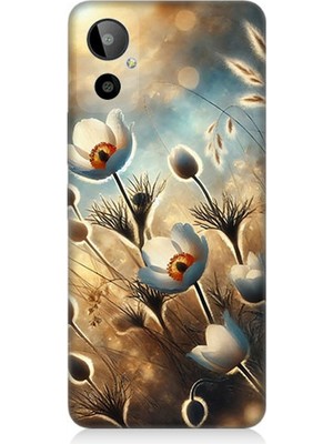 General Mobile Gm 23 Se Uyumlu Pamuk Dalları Bahar Ruhu  Desenli Silikon Kılıf