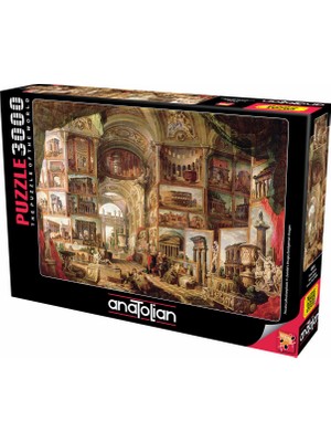 Anatolian 3000 Parça Puzzle – Sanat Galerisi Tasarımlı, Zor Seviye, Dayanıklı Mukavva, 85x120 cm Boyutlarında
