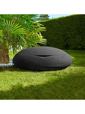 10LINE Havuz Tao Siyah Renk Çakıl Taşı Şeklinde Bahçe Sandığı