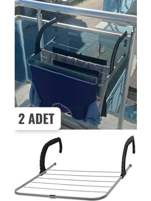 Bayev 2 Adet Petek Üstü Çamaşır Kurutmalık Metal Yapı ile Dayanıklı 50x34 cm