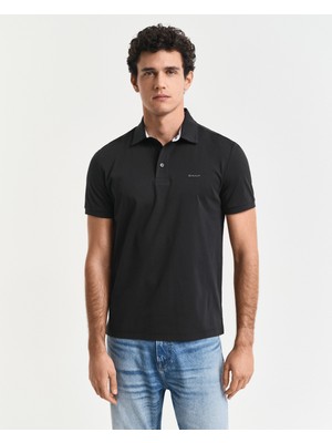 Gant Erkek Siyah Slim Fit Polo 2014027.5