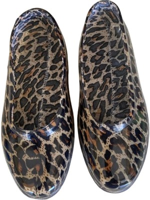 Filet Çiçekli Bahçe ve Tarım Kız Çocuk Ayakkabısı 29-35 Leopar