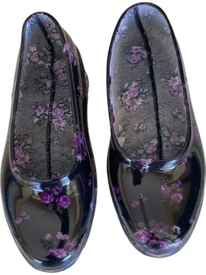 Filet Çiçekli Bahçe ve Tarım Kız Çocuk Ayakkabısı 29-35 Mor