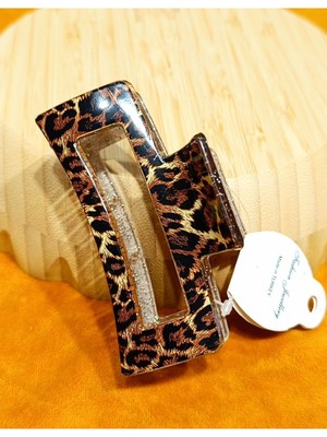 Monalisa Home Lüks Leopar Figürlü Kıstırma Toka