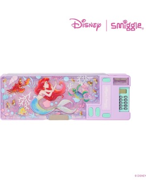 Smiggle - Disney Prenses Ariel Hesap Makineli Otomatik Kalem Kutusu