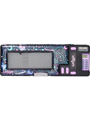 Smiggle - Wild Side Hesap Makineli Poput Otomatik Kalem Kutusu