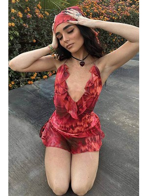 Amelia Dantel Mini Elbise