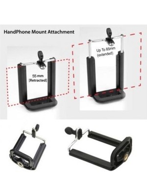 Kapamarka Cep Telefonu Tripod Bağlantı Aparatı