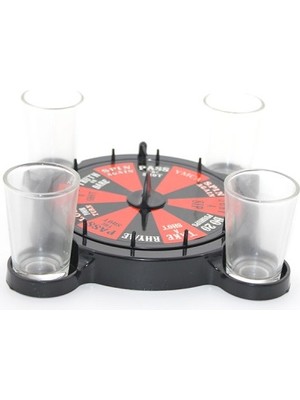 Büro Ev Ofis Etkinlik Partisi Için Çarkıfelek  Shot Bardak Oyunu