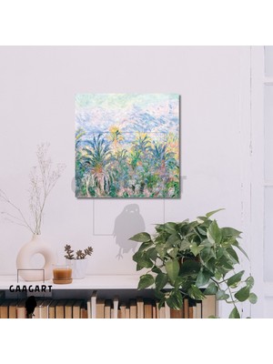 Kare Kanvas Ünlü Eserler Cloude Monet Palmiye Ağaçları