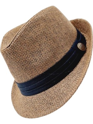 Uniquetrenders  Yazlık Hasır Jackson Fötr Şapka