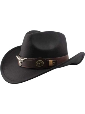 Uniquetrenders  Kovboy Fötr Şapka Kovboy Şapkası Kovboy Şapka