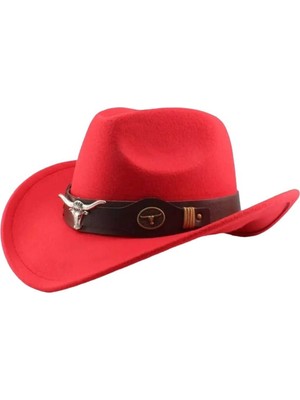 Uniquetrenders  Kovboy Fötr Şapka Kovboy Şapkası Kovboy Şapka