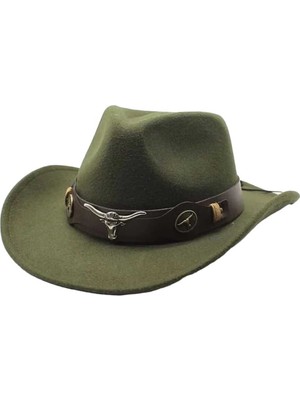 Uniquetrenders  Kovboy Fötr Şapka Kovboy Şapkası Kovboy Şapka