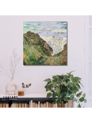 Kare Kanvas Tablo Ünlü Eserler Cloude Monet Over The Sea