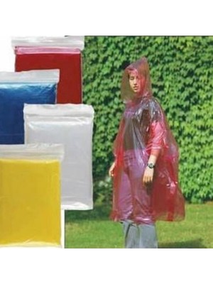 Kapamarka Tek Kullanımlık 10 Adet Yağmurluk