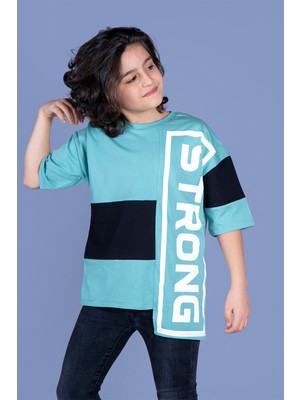 Toontoy Erkek Çocuk Garnili Strong Baskılı Tişört