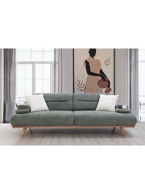 Dekorbizden Alvin Üçlü Koltuk