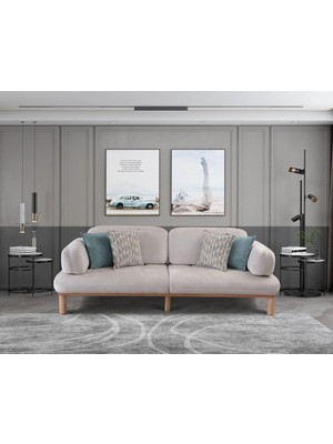 Dekorbizden Maya Üçlü Koltuk 2