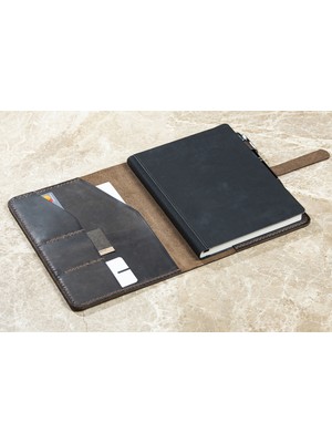 Hi Leather Eris A5 Deri Organizer Kişiye Özel İsimli
