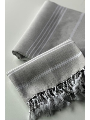 %100 Pamuk Peştemal | Hafif, Emici, Hızlı Kuruyan | Peştemal + Peşkir Set | Sultan