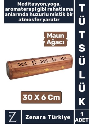Yüksek Kalite Yoga Meditasyon Aromaterapi Chakra Pozitif Enerji Dayanıklı Maun Ağacı Tabut Tütsülük