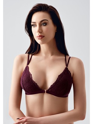 C&city Kapsız Bralet C18326 Bordo