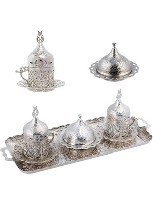 Kahve Seti Kahve Fincanı 2 Kişilik  Takım Türk Kahvesi Fincan Osmanlı Usulü Fincan Zamk