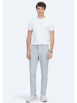 Kip Taş Düz Dokuma Jogging Fit Casual Pantolon