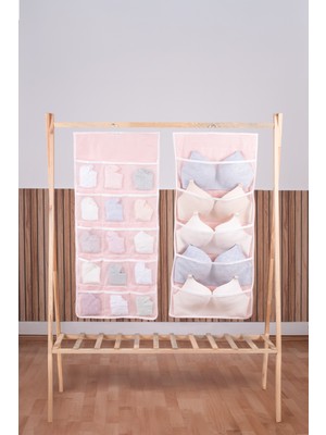 20 Cepli Dolap Içi Iç Çamaşırı Organizeri I Iki Taraflı Askılı Dolap Içi Sütyen Düzenleyici