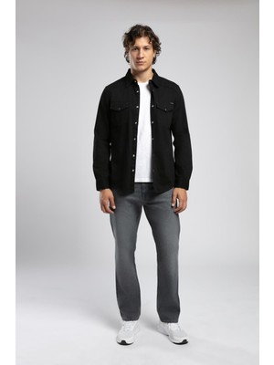 Worner 1 Erkek %100 Pamuk Jean Gömlek
