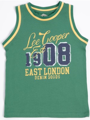 Summers Erkek Çocuk %100 Pamuk Atlet Yeşil