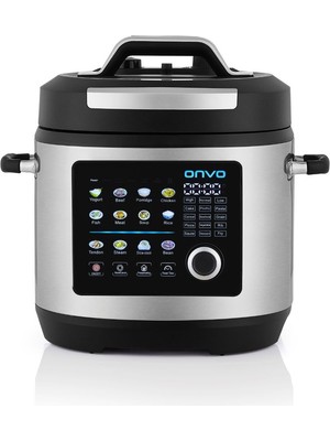 Onvo OVTC02 1000W Elektrikli Düdüklü Tencere 6L Akıllı Pişirici