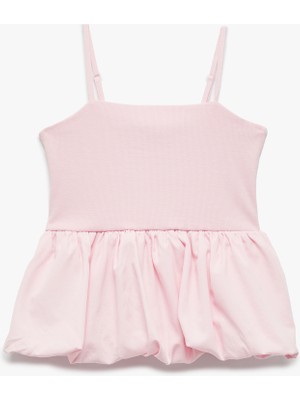 Koton Ribanalı Ince Askılı Kolsuz Pamuklu Bluz