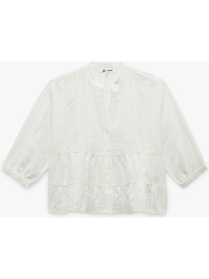 Koton V Neck Blouse