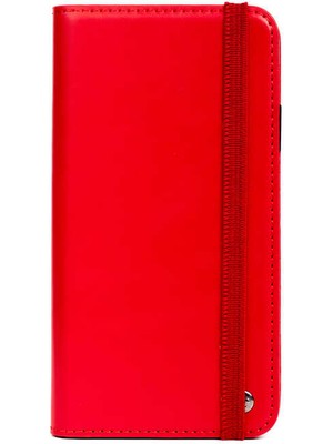 Maks Technology iPhone 12 Pro Max Uyumlu Mkst Multi Cüzdan Kılıf-Kırmızı