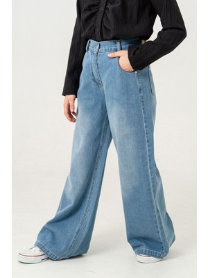 Kız Çocuk Baggy Kot Pantolon 2205