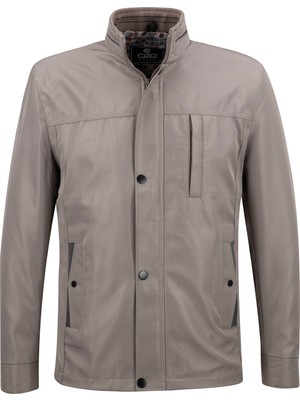 Erkek Dik Yaka Çift Cepli Astarlı Mevsimlik Mont - A00002