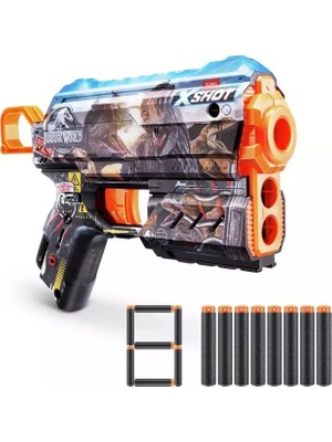 X-Shot Silah Sünger Atan Jurassic World Skins Flux S1