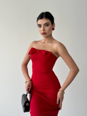 Janes Önü Kurdaleli Kaelm Elbise