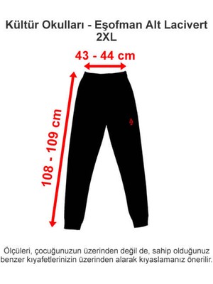 Kültür 2000 Koleji Eşofman Alt Lacivert 2xl