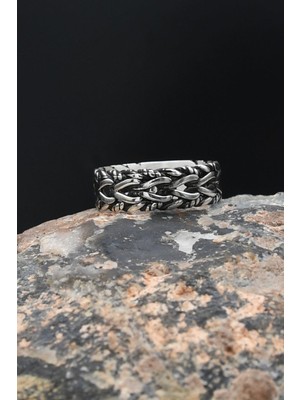 Prestige Gümüş 925 Ayar Gümüş Erkek Alyans Yüzük 901900