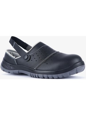 Mekap 210 Slipper Jeriko S1 Koruyucu Iş Terliği Siyah Hafif Rahat Model