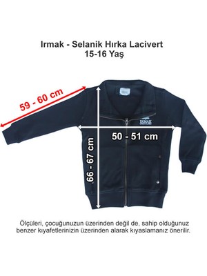 Irmak Okulları Selanik Hırka Lacivert 15-16 Yaş