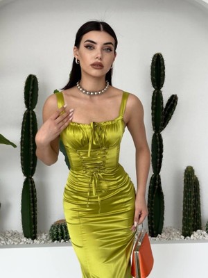 Janes Pag Ip Askılı Elbise